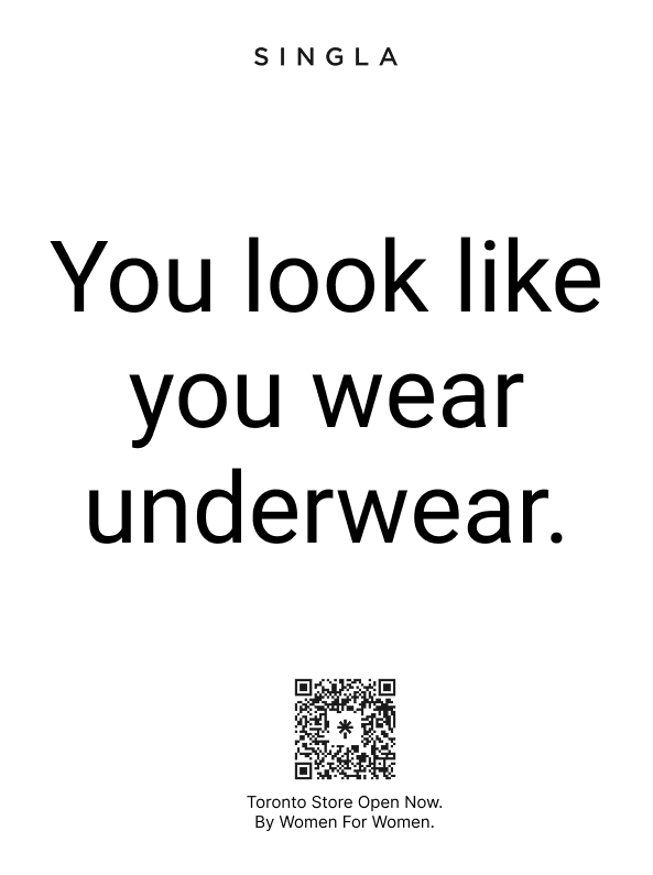 You look like you wear underwear graphic